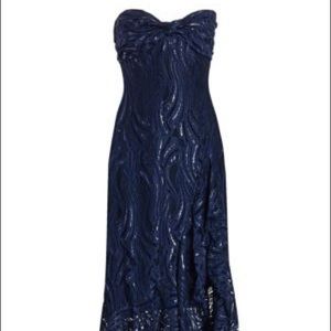 Jonathan Simkhai Strapless lace midi Dress